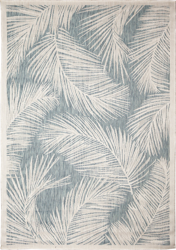 Trans Ocean Carmel 8474/04 Fronds Aqua Area Rug main image