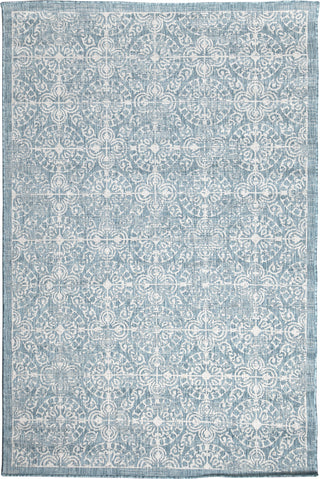 Trans Ocean Carmel 8476/04 Antique Tile Aqua Area Rug Main Image