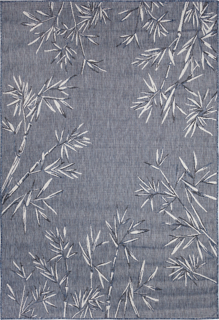 Trans Ocean Carmel 8488/33 Bamboo Border Navy Area Rug main image