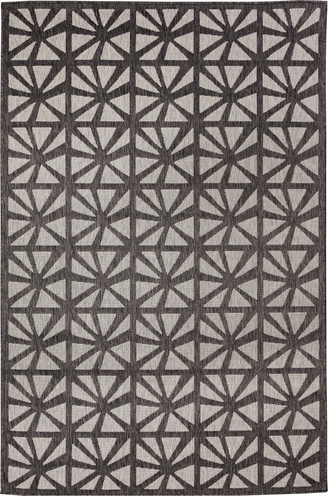 Trans Ocean Carmel 8489/48 Tonga Tile Black Area Rug main image