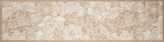 Trans Ocean Carmel 8491/12 Botanical Sand Area Rug Runner Image