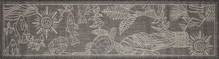 Trans Ocean Carmel 8492/48 Collage Black Area Rug Runner Image