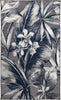 Trans Ocean Canyon 9379/47 Tropical Leaf Charcoal Area Rug main image