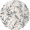 Trans Ocean Canyon 9373/02 Vines Ivory Area Rug Round Image