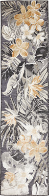 Trans Ocean Canyon 9378/47 Paradise Charcoal Area Rug Runner Image