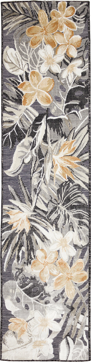 Trans Ocean Canyon 9378/47 Paradise Charcoal Area Rug Runner Image