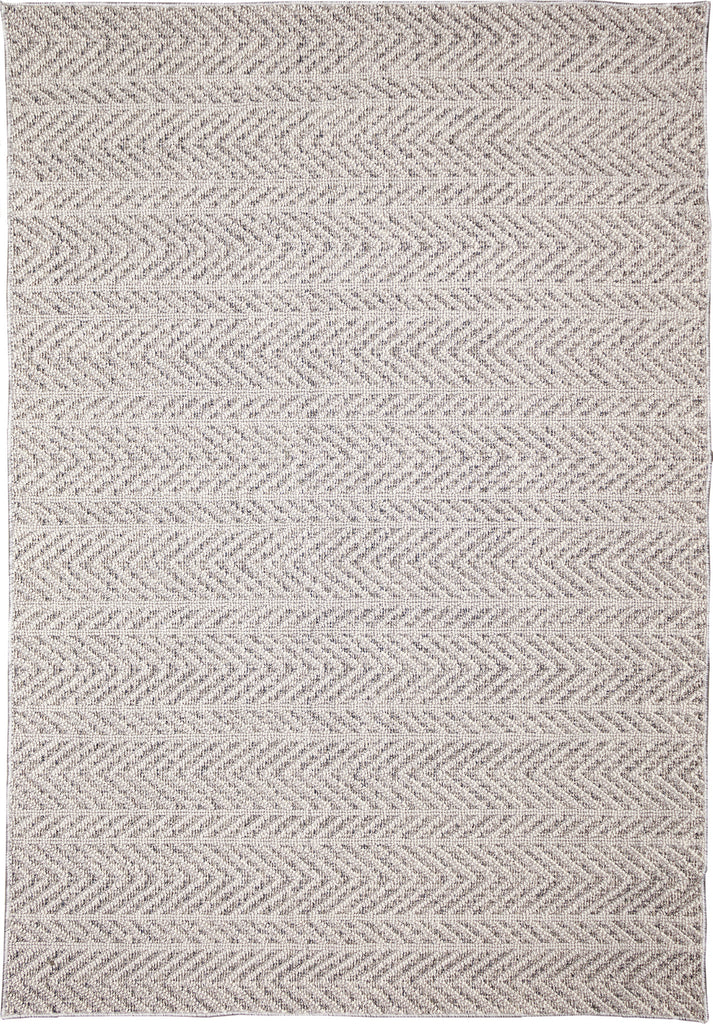 Trans Ocean Dunes 6680/38 Chevron Silver Area Rug main image