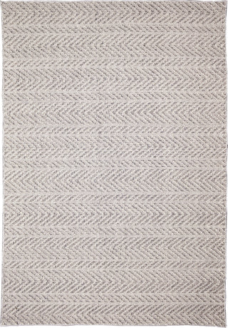 Trans Ocean Dunes 6680/38 Chevron Silver Area Rug main image