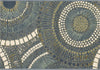 Trans Ocean Esencia 8035/03 Circles Azure Area Rug Runner Image