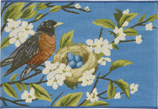 Trans Ocean Esencia 9586/03 Robin's Nest Blue Area Rug 