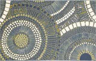 Trans Ocean Esencia 8035/03 Circles Azure Area Rug 