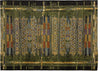 Trans Ocean Esencia 8057/06 Tribal Stripe Green Area Rug 