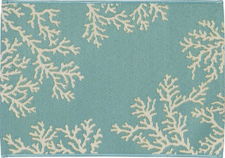 Trans Ocean Esencia 9575/04 Coral Edge Aqua Area Rug 