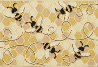 Trans Ocean Esencia 9585/09 Bee Free Honey Area Rug 