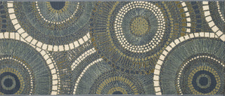 Trans Ocean Esencia 8035/03 Circles Azure Area Rug main image