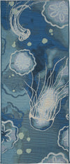 Trans Ocean Esencia 8155/04 Jelly Fish Bloom Area Rug Main Image
