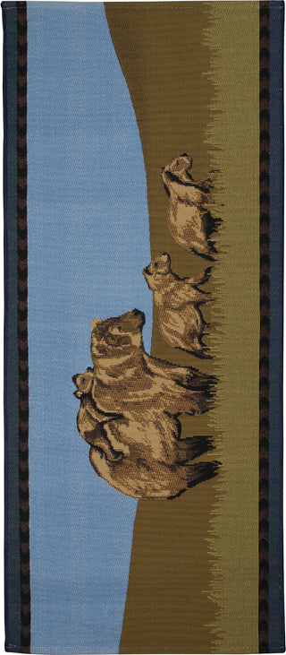 Trans Ocean Esencia 9590/19 Bear Family Brown Area Rug main image