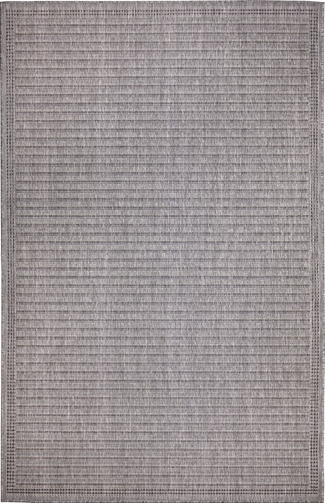 Trans Ocean Malibu 8223/47 Simple Border Charcoal Area Rug main image