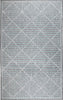 Trans Ocean Malibu 8225/04 Checker Diamond Aqua Area Rug main image