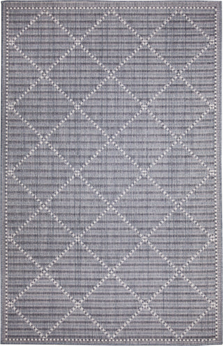 Trans Ocean Malibu 8225/33 Checker Diamond Navy Area Rug main image