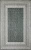 Trans Ocean Malibu 8228/06 Etched Border Green Area Rug main image