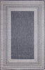 Trans Ocean Malibu 8228/33 Etched Border Navy Area Rug main image