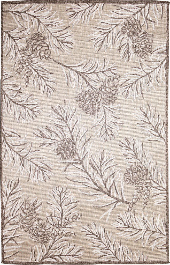 Trans Ocean Malibu 8234/12 Pine Neutral Area Rug main image