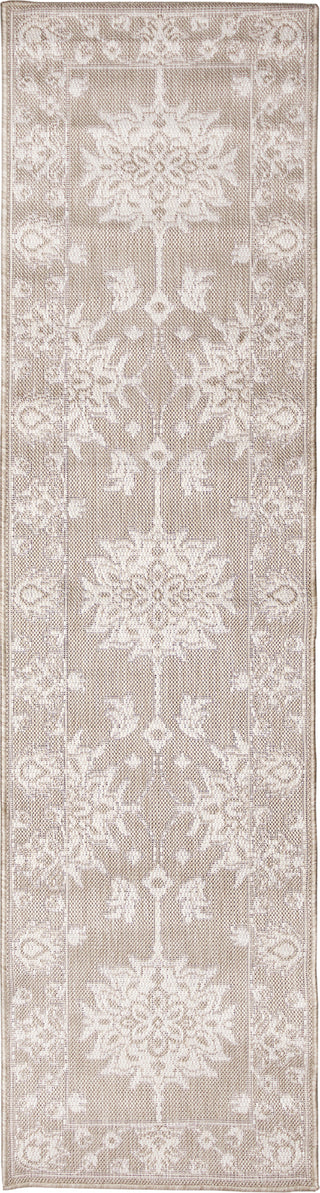 Trans Ocean Malibu 8224/12 Kashan Neutral Area Rug Runner Image