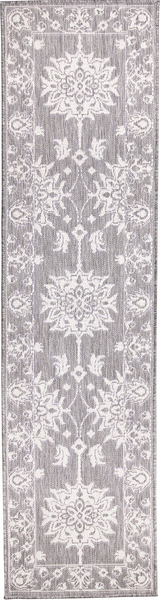 Trans Ocean Malibu 8224/47 Kashan Silver Area Rug Runner Image