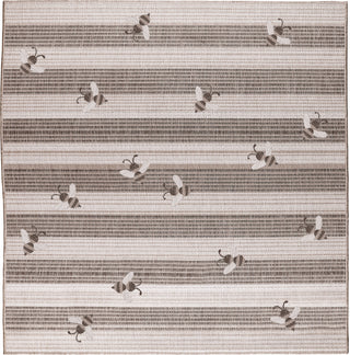 Trans Ocean Malibu 8215/12 Sweet Bees Neutral Area Rug Switch