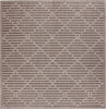 Trans Ocean Malibu 8225/12 Checker Diamond Neutral Area Rug Switch