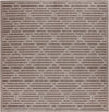 Trans Ocean Malibu 8225/12 Checker Diamond Neutral Area Rug Switch