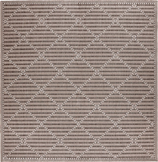 Trans Ocean Malibu 8225/12 Checker Diamond Neutral Area Rug Switch