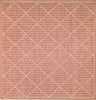 Trans Ocean Malibu 8225/17 Checker Diamond Clay Area Rug Switch