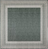 Trans Ocean Malibu 8228/06 Etched Border Green Area Rug Switch