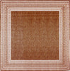 Trans Ocean Malibu 8228/17 Etched Border Clay Area Rug Switch