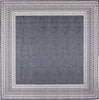 Trans Ocean Malibu 8228/33 Etched Border Navy Area Rug Switch