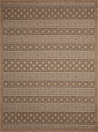 Trans Ocean Monterey 8387/48 Tribal Stripe Black Area Rug main image