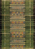 Trans Ocean Esencia 8057/06 Tribal Stripe Green Area Rug Main Image