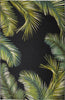 Trans Ocean Marina 8151/48 Palm Border Black Area Rug Main Image