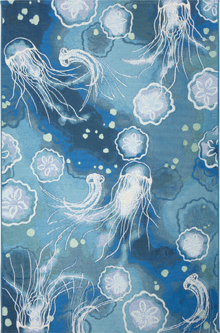 Trans Ocean Esencia 8155/04 Jelly Fish Bloom Area Rug main image