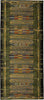 Trans Ocean Esencia 8057/06 Tribal Stripe Green Area Rug Main Image