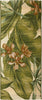 Trans Ocean Marina 8064/12 Tropical Leaf Ivory Area Rug by Liora Manne