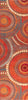 Trans Ocean Esencia 8035/17 Circles Saffron Area Rug Runner Image