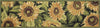 Trans Ocean Esencia 8184/48 Sunflowers Black Area Rug Runner Image