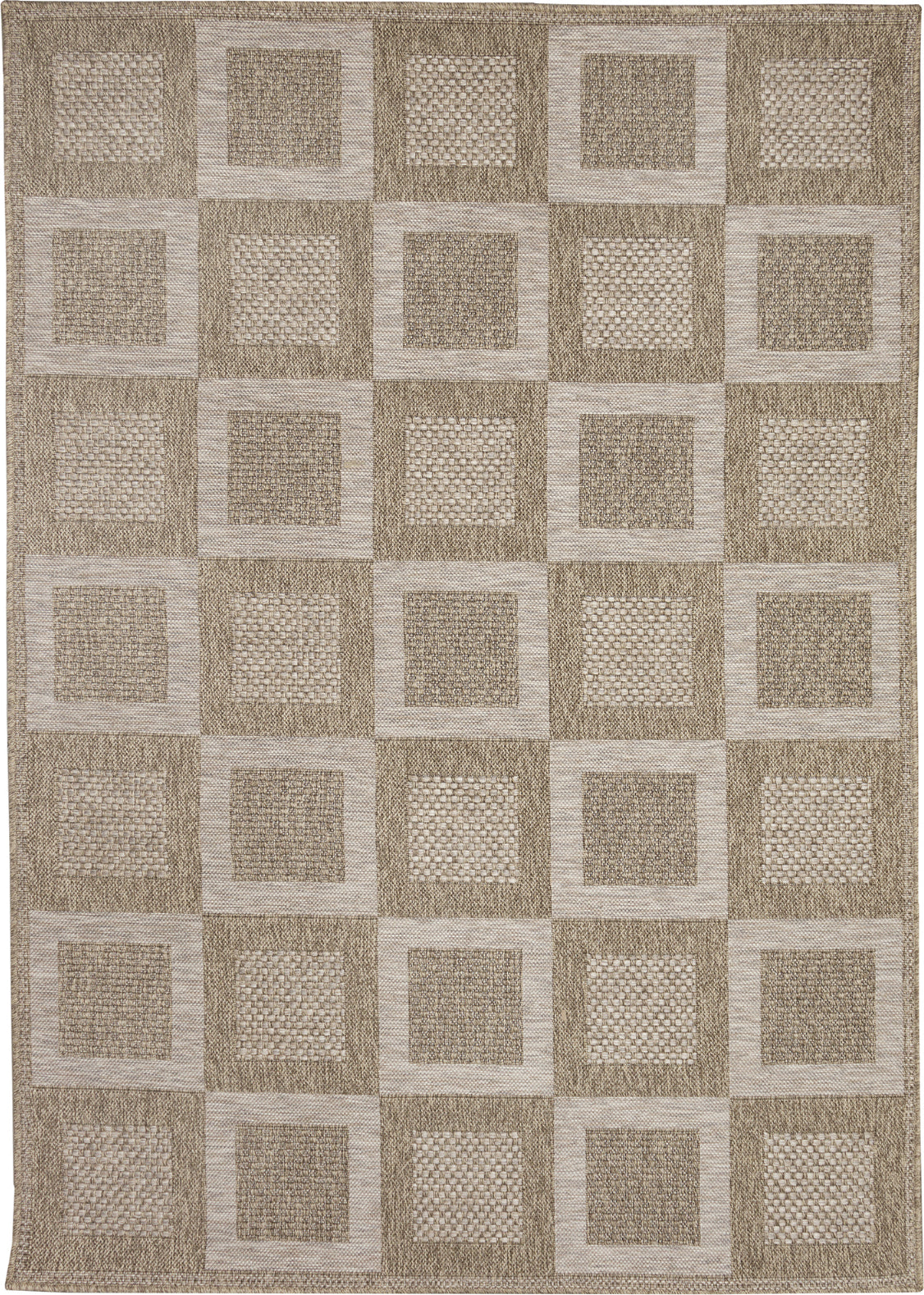 Trans Ocean Orly 6483/12 Squares Natural Area Rug main image