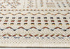 Trans Ocean Avena 7456/12 Panel Stripe Ivory Area Rug Pile Image