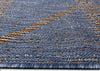 Trans Ocean Avena 7458/33 Diamond Stripe Denim Area Rug Pile Image