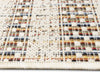 Trans Ocean Avena 7459/12 Mosaic Stripe Ivory Area Rug Pile Image
