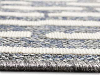 Trans Ocean Cove 6739/03 Bamboo Blue Area Rug Pile Image